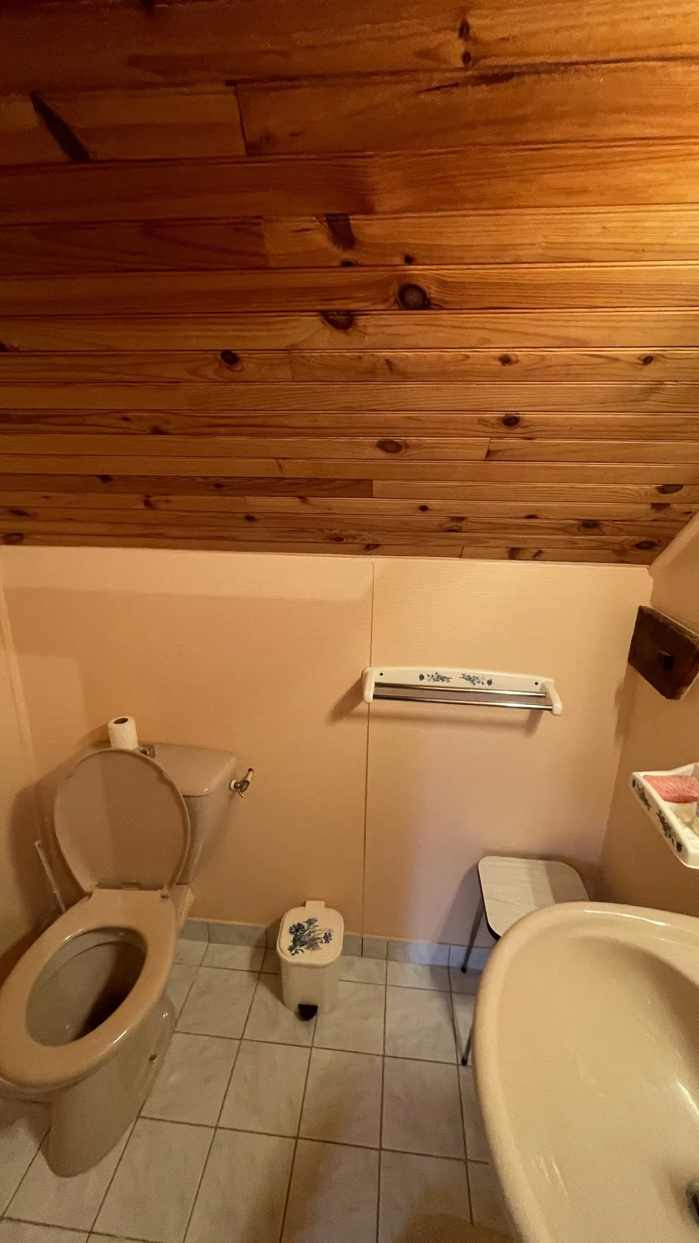 WC à l'étage