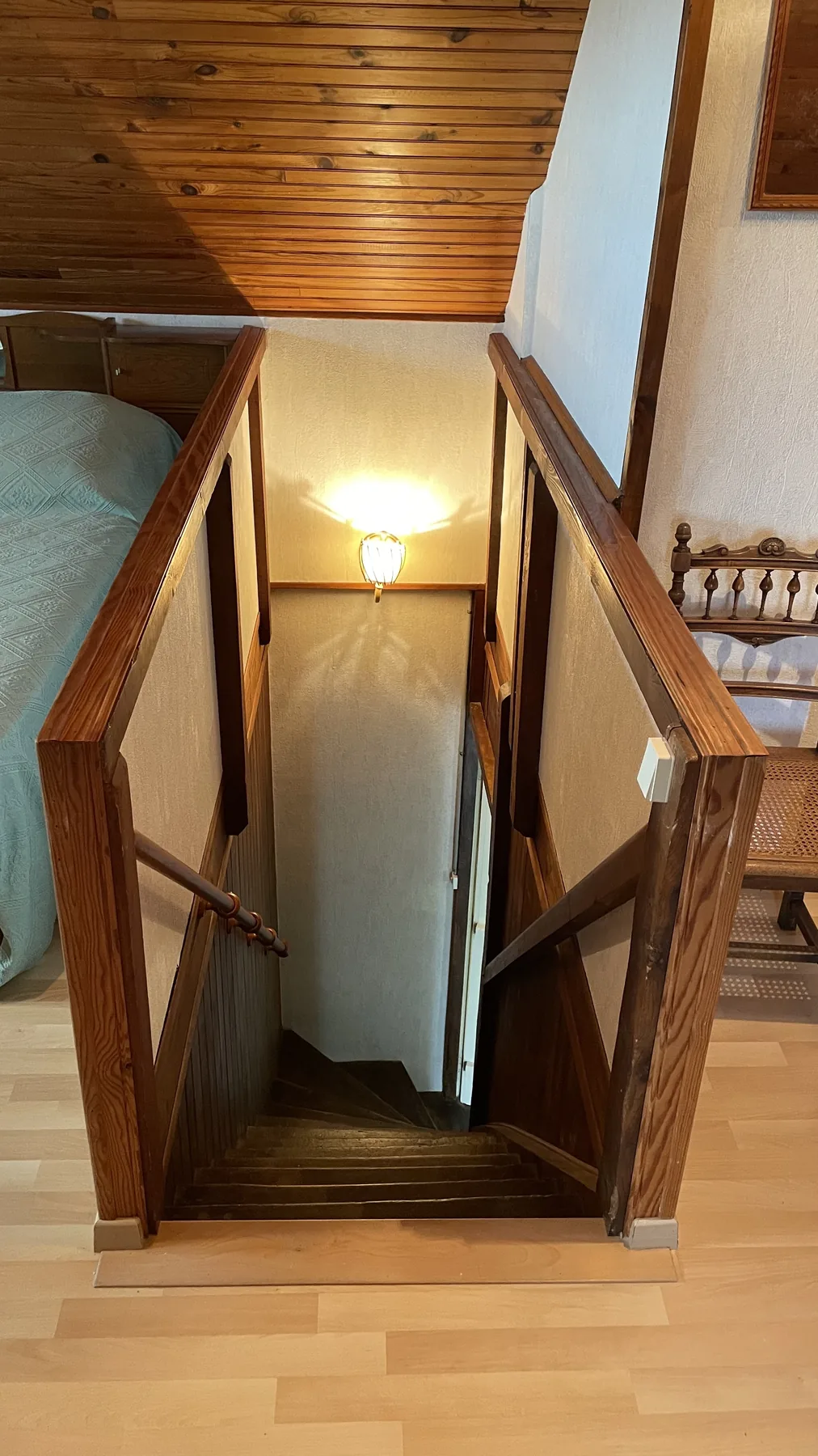 Escalier intérieur à l'étage
