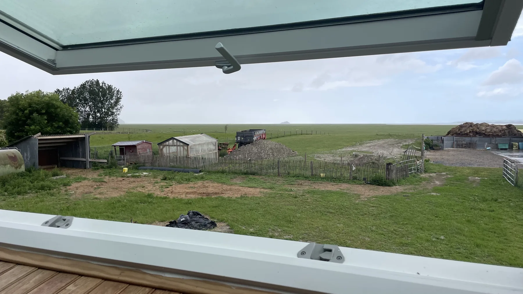 Vue vers la grève